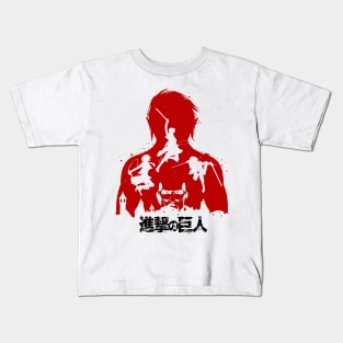 attack on titan from Kids T-Shirt